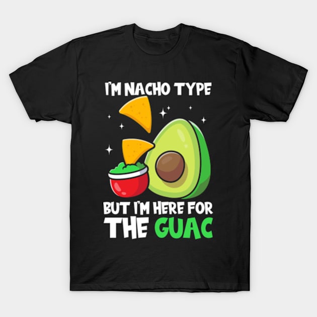 Cinco de Mayo Avocado Guac Mexico Fiesta T-Shirt by Teesparo